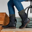 Women’s Winter Boots with Hoof Heels - Fashionable Comfort