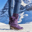 Women’s Winter Boots with Hoof Heels - Fashionable Comfort