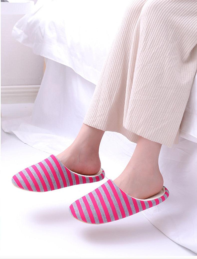 Chaussons en fourrure d'hiver pour femmes - Doux et antidérapants