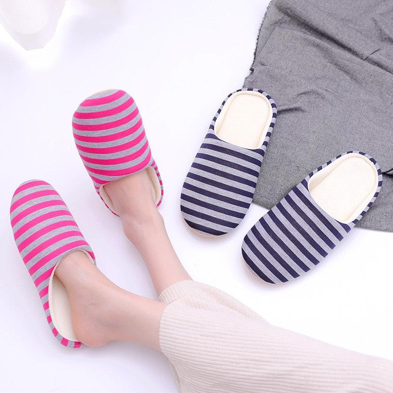 Chaussons en fourrure d'hiver pour femmes - Doux et antidérapants