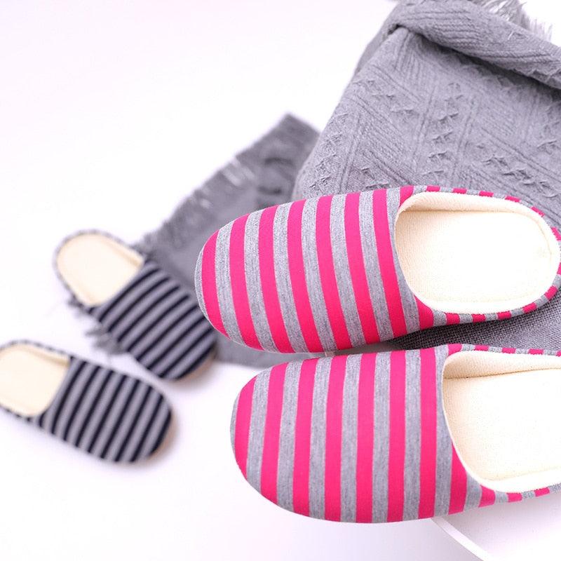 Chaussons en fourrure d'hiver pour femmes - Doux et antidérapants