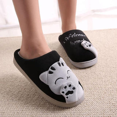 Premium Women’s Winter Fur Slippers - Soft & Non-Slip