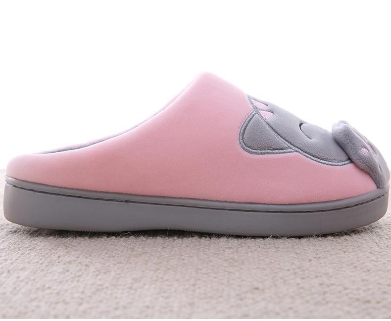 Chaussons en fourrure d'hiver pour femmes - Doux et antidérapants
