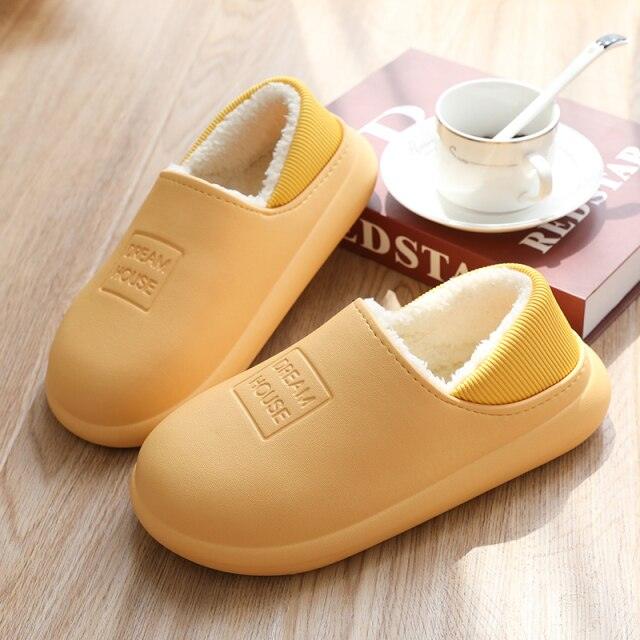 Women's Cozy Cat Print Winter Slippers