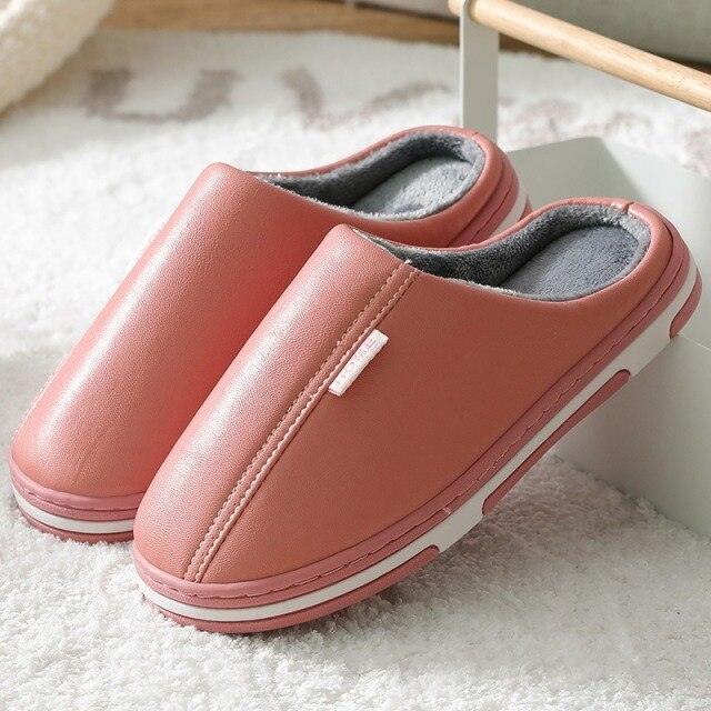 Women's Cozy Cat Print Winter Slippers