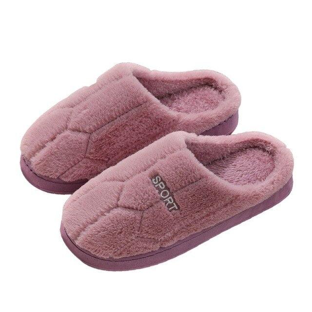 Women's Cozy Cat Print Winter Slippers