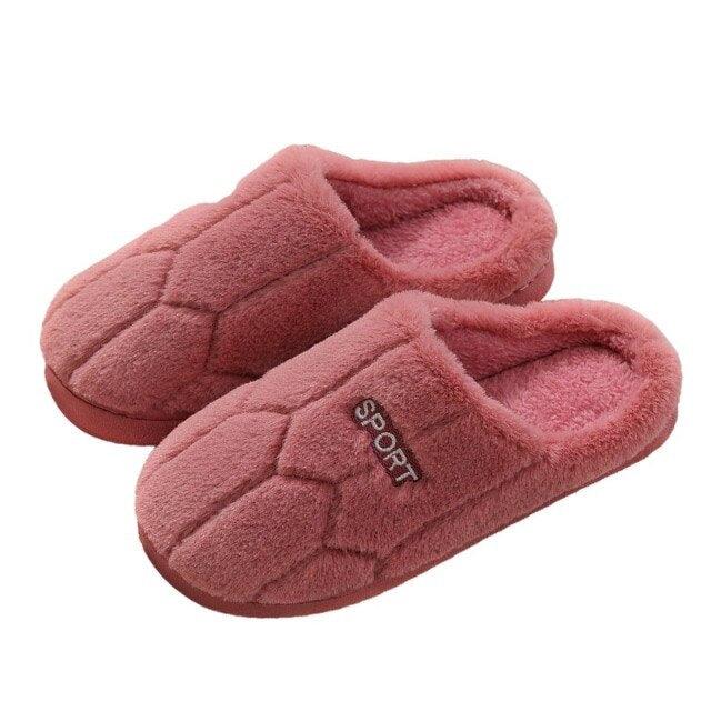 Women's Cozy Cat Print Winter Slippers