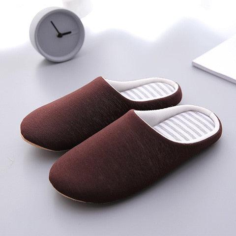 Chaussons d'hiver en élan pour femmes - Chaussures de maison douces et antidérapantes