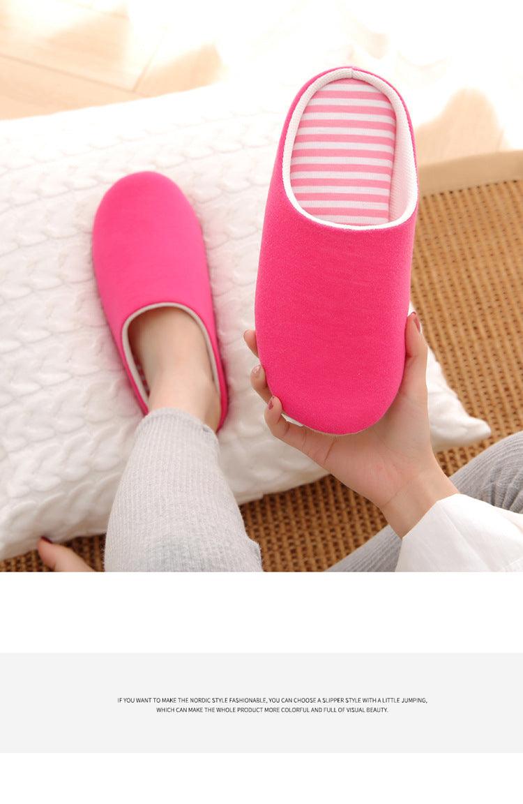 Chaussons d'hiver en élan pour femmes - Chaussures de maison douces et antidérapantes