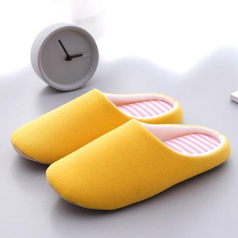 Chaussons d'hiver en élan pour femmes - Chaussures de maison douces et antidérapantes
