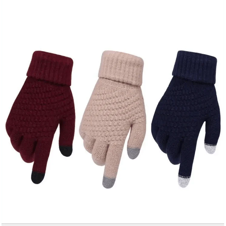 Guantes de Invierno Elegantes para Mujeres con Pantalla Táctil