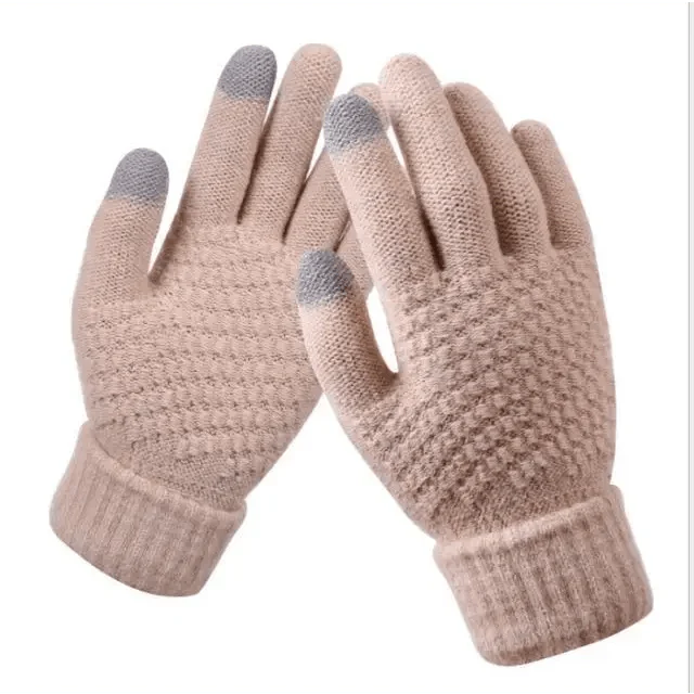 Guantes de Invierno Elegantes para Mujeres con Pantalla Táctil