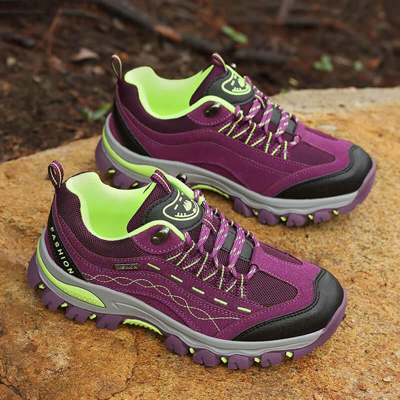 Bottes de randonnée en cuir durable pour femmes pour l'automne et l'hiver