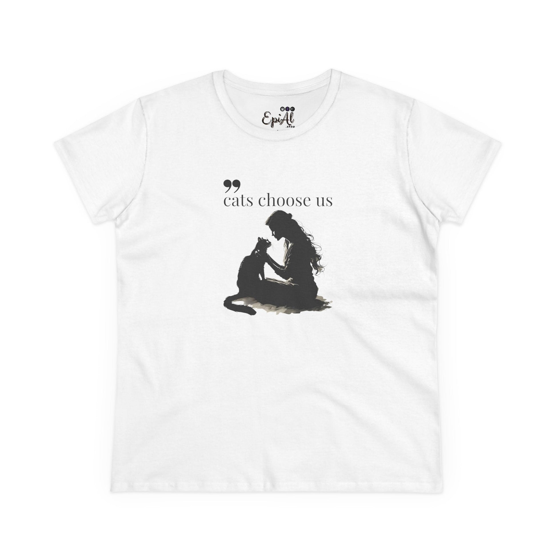 Feline Friends Unite Women's Graphic Tee - Ideal for Cat Enthusiasts - Korvel