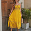 Women's Cotton Maxi Dress - Elegant Summer Style