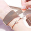 Montre à Quartz Étoile du Ciel en Or Rose pour Femmes