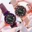 Montre à Quartz Étoile du Ciel en Or Rose pour Femmes