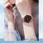 Montre à Quartz Étoile du Ciel en Or Rose pour Femmes