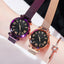 Montre à Quartz Étoile du Ciel en Or Rose pour Femmes