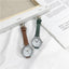 Montre à Quartz Élégante pour Femme avec Bracelet en Cuir