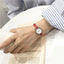 Montre à Quartz Élégante pour Femme avec Bracelet en Cuir