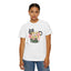 T-shirt floral pour femmes avec chat