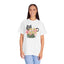 T-shirt floral pour femmes avec chat