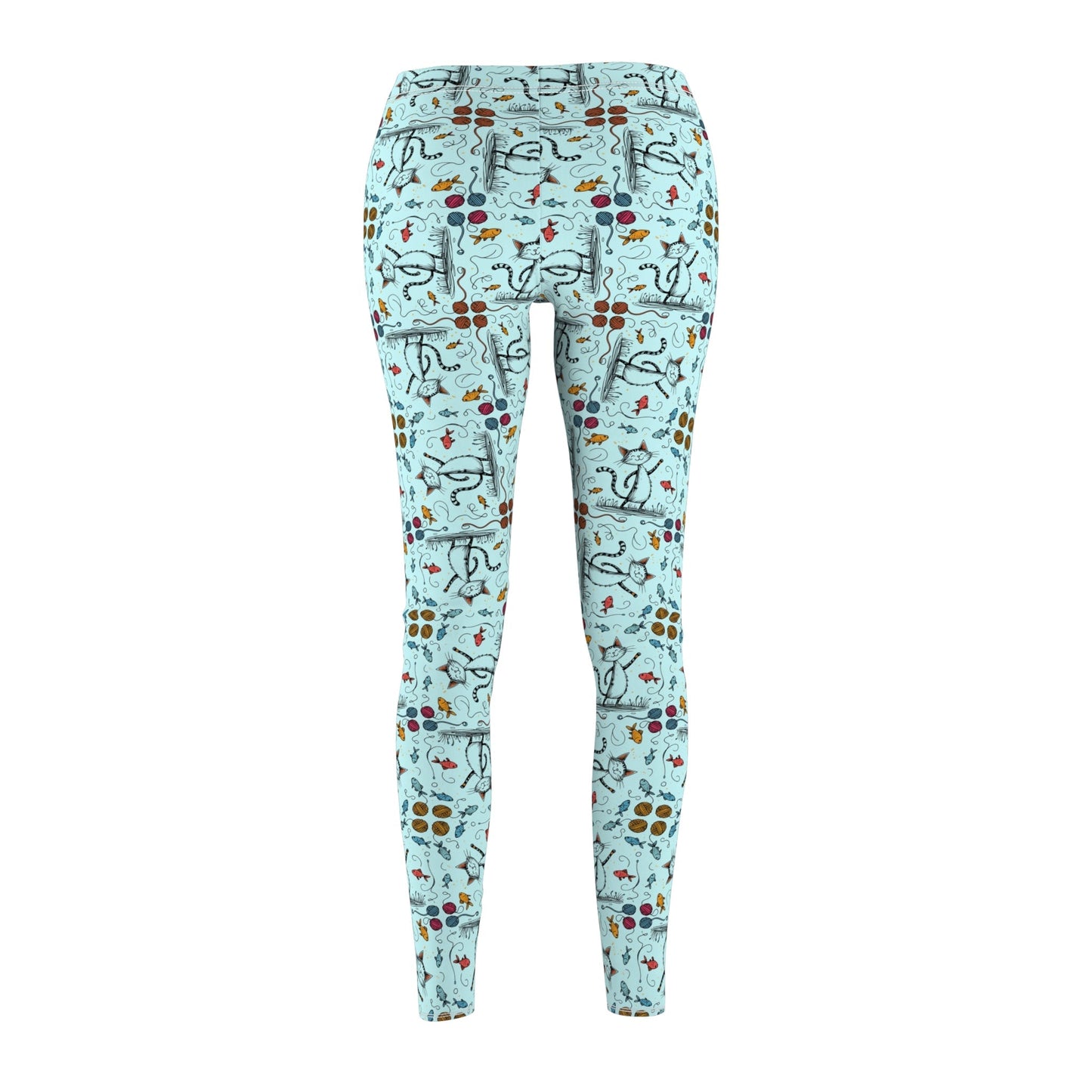 Cat Happy Casual Leggings for Women