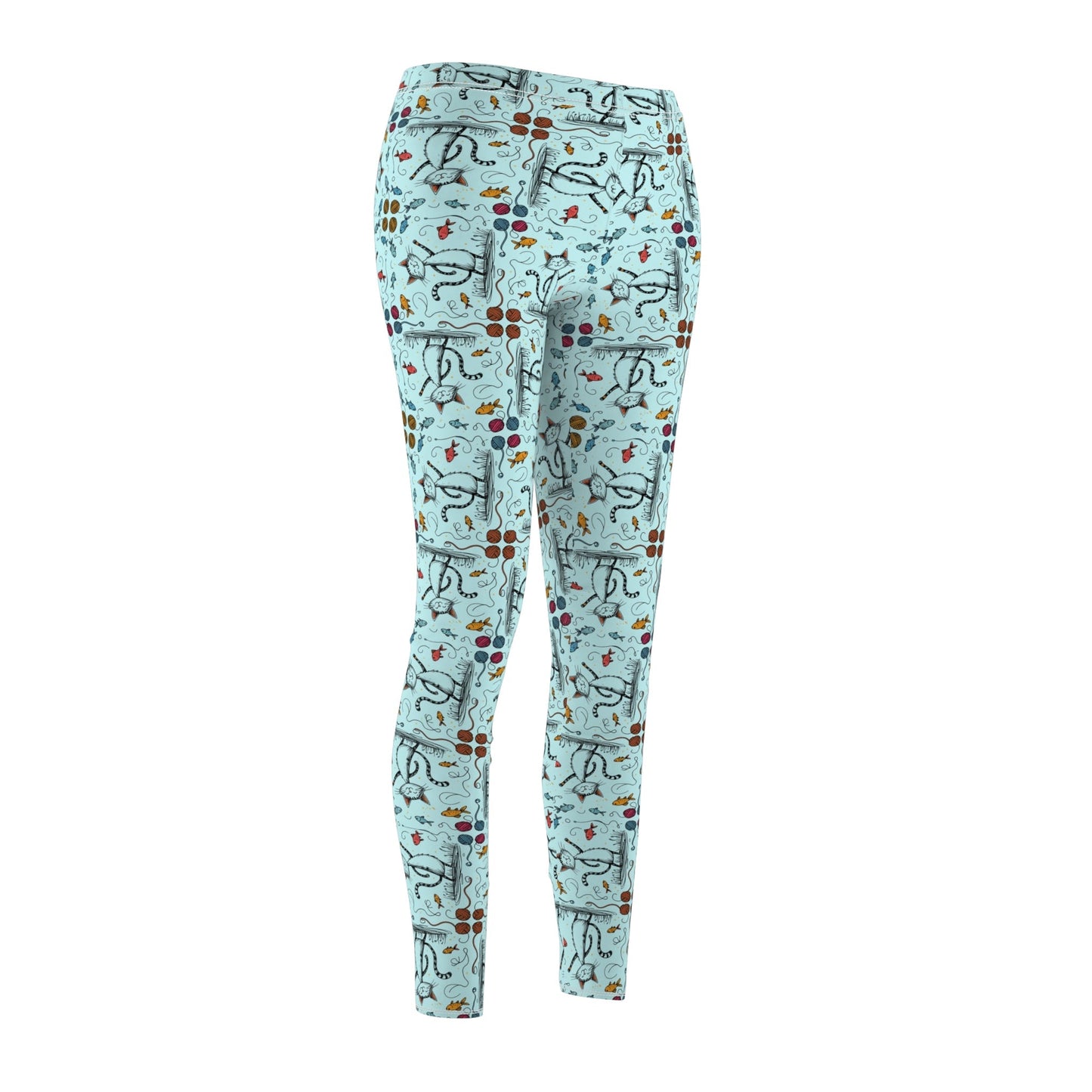 Cat Happy Casual Leggings for Women