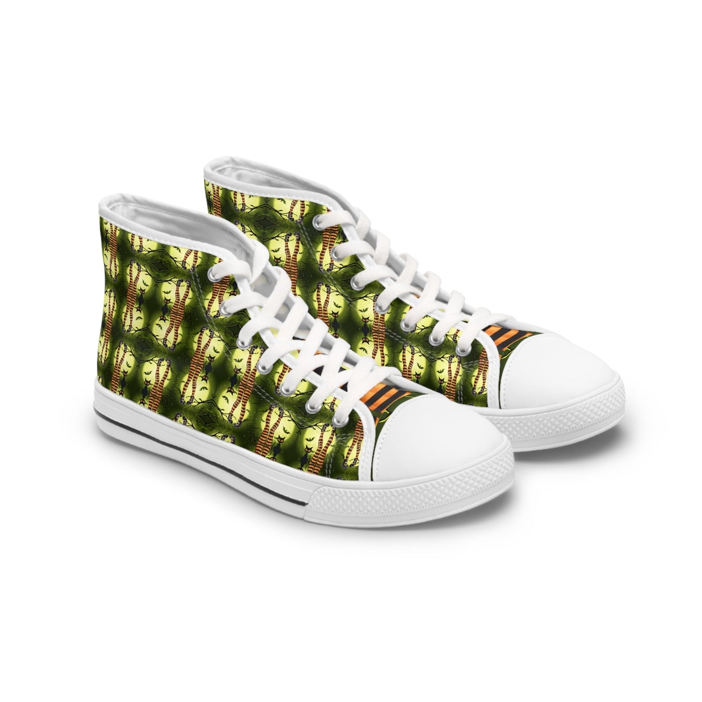 Zapatillas Altas de Halloween para Amantes de los Gatos