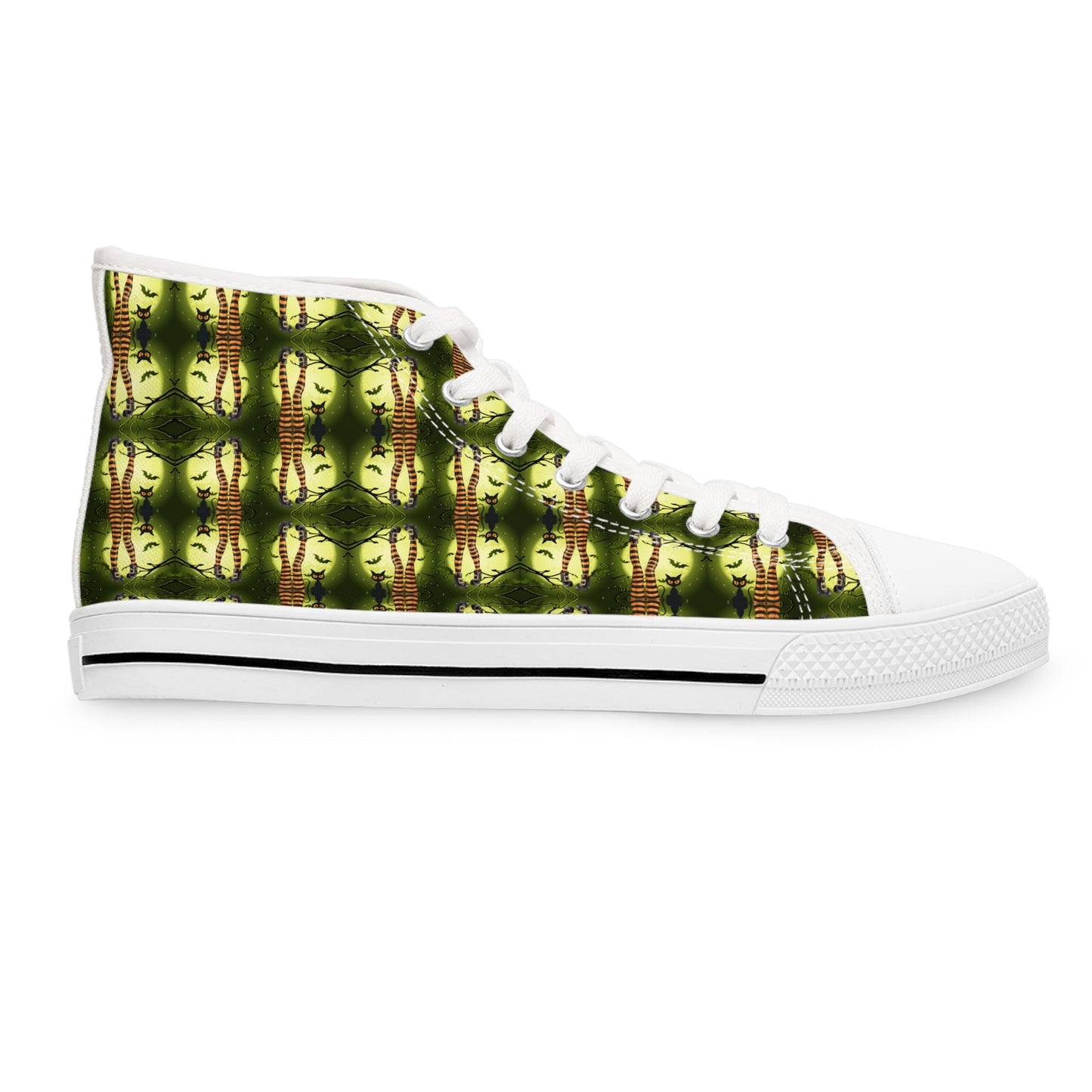 Zapatillas Altas de Halloween para Amantes de los Gatos