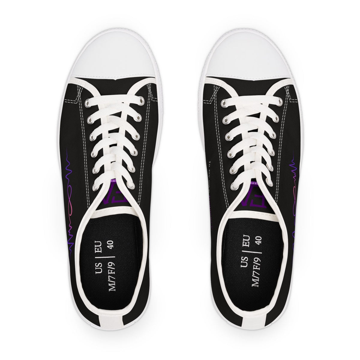 Women’s Low-Top Sneakers – Epilepsy Awareness Design