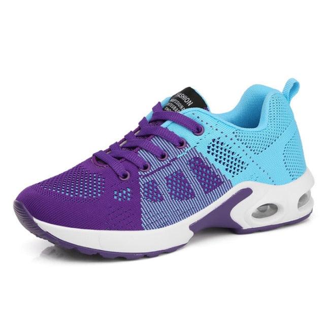 Baskets à coussin d'air pour femmes - Chaussures décontractées légères et respirantes