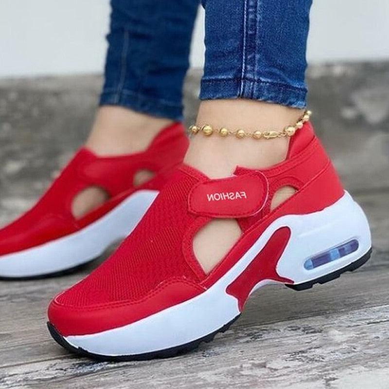 Baskets à coussin d'air pour femmes - Chaussures décontractées légères et respirantes