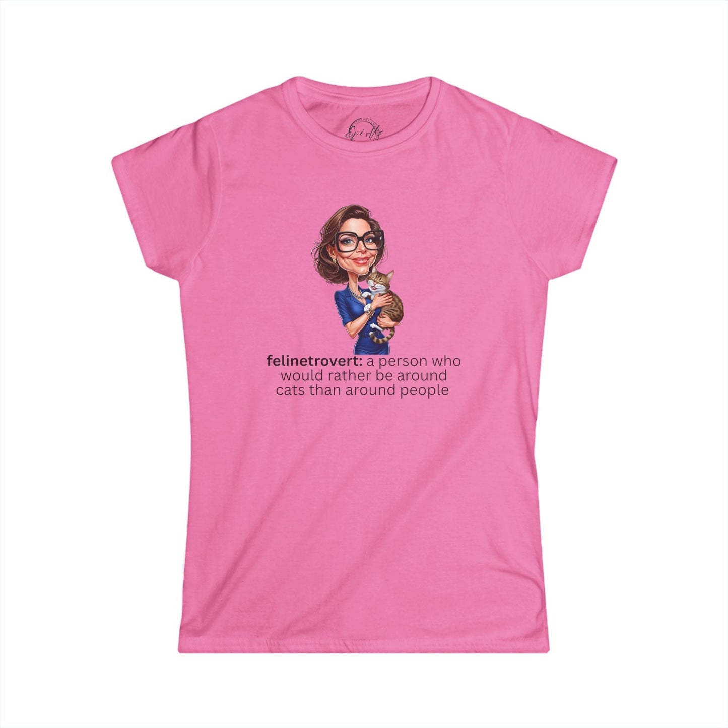 T-shirt Définition Felinetrovert pour Femmes