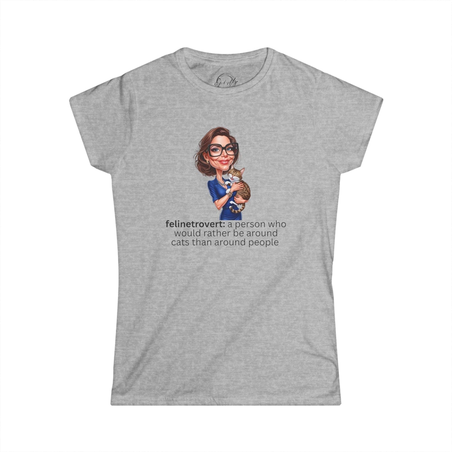 T-shirt Définition Felinetrovert pour Femmes