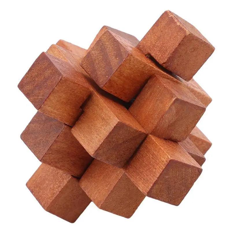 Casse-tête en bois à emboîter - Enigme captivante