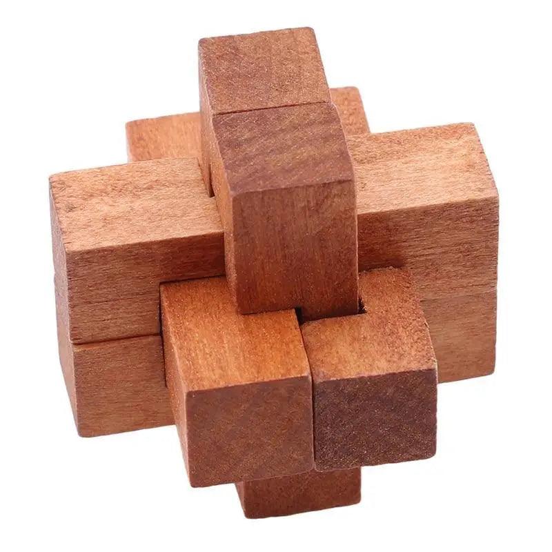 Casse-tête en bois à emboîter - Enigme captivante