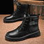 Workwear Martin boots men's spring and autumn new high top British style big yellow boots outdoor high top casual leather boots men - Korvel