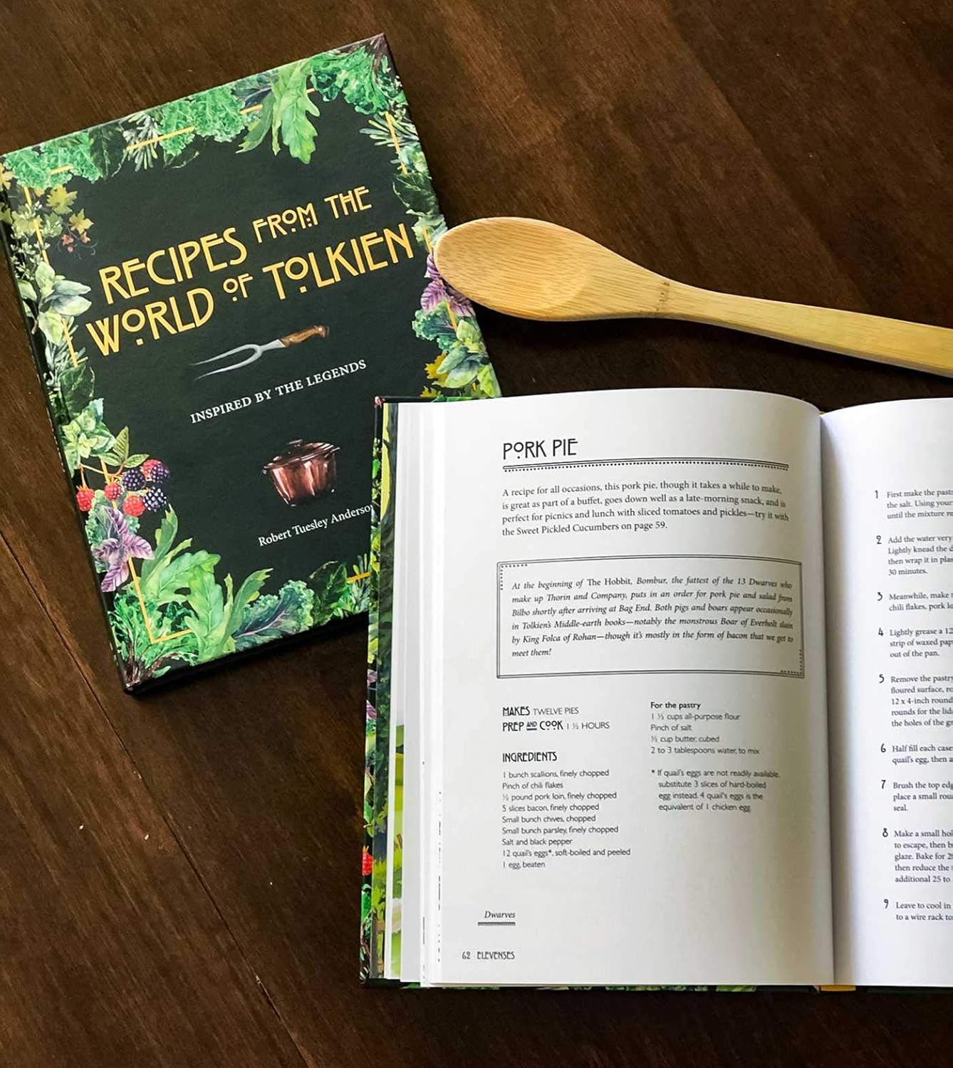 Culinary Adventures in Middle-earth: A Tolkien-Inspired Cookbook (Spiral Bound) - Korvel