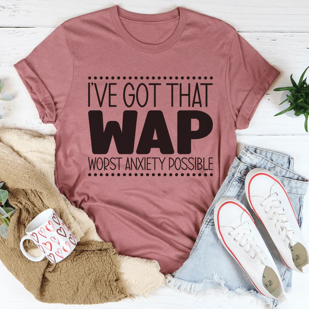 Camiseta Sassy Anxiety Possible