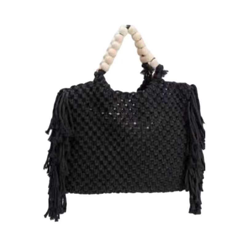 Woven women's crossbody mini bag mobile phone bag hanging wrist coin purse summer - Korvel