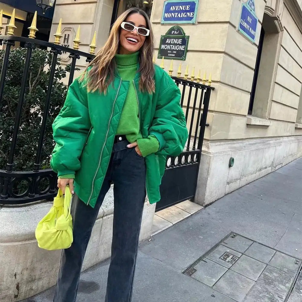 Chaqueta Bomber Premium con Cierre