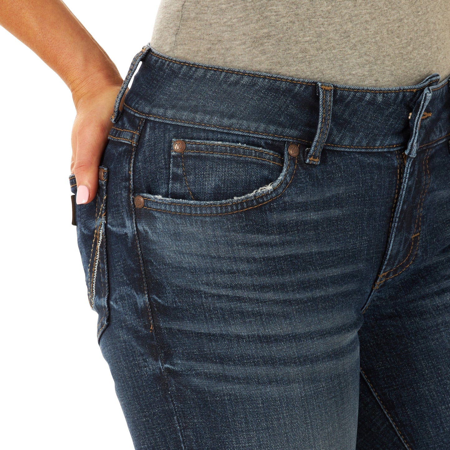 Wrangler Women's Shelby Mid-Rise Trousers - Korvel