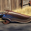 Hornspur Hunter – Handcrafted Rustic Belt Knife with Unique Antler Handle & Leather Sheath - Korvel