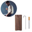 Pipe à tabac en bois premium avec batte en métal auto-nettoyante