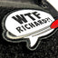 ¡WTF Richard?! Parche de Disc Golf - Gancho y Bucle