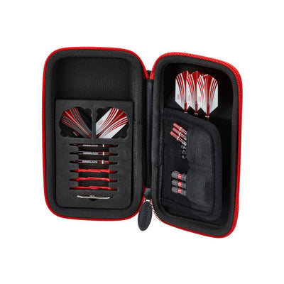 Casemaster Elite Dart Case with Stylish Red Zipper - Korvel