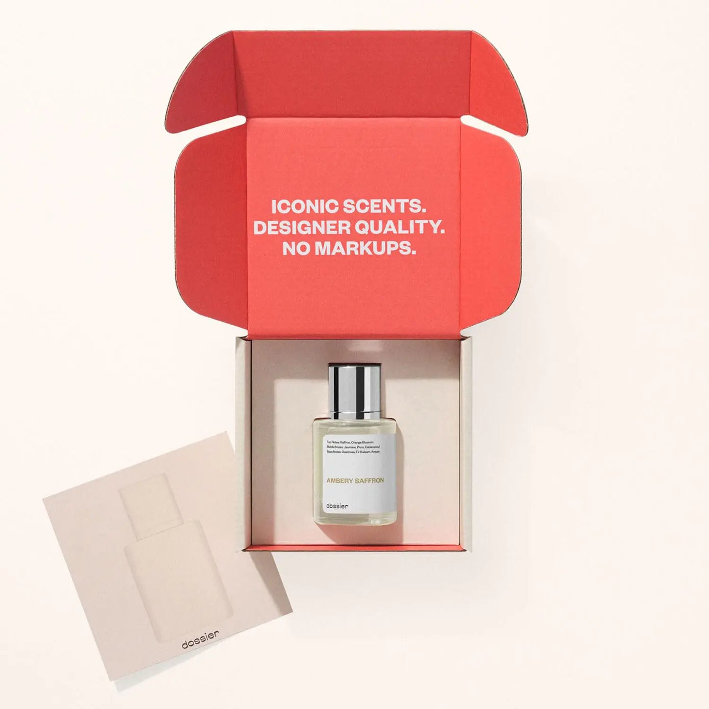 Dossier Ambery Saffron Eau de Parfum - Fragancia de lujo unisex