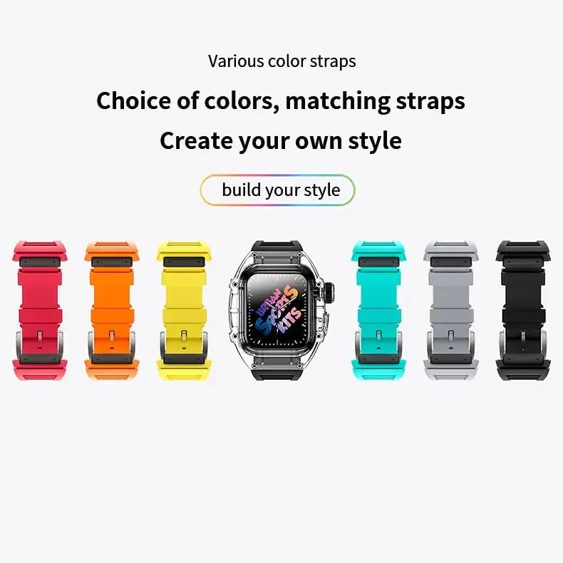 Kit MOD pour Apple Watch - Étui et Bracelet Protecteurs Premium